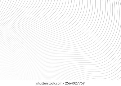 Illustration of the pattern of gray lines on white background