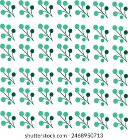 ilustración patrón ramita verde hecho en Vector gráficos