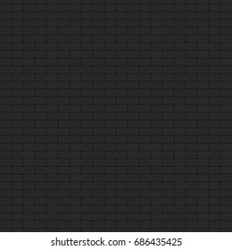Illustration from a pattern with imitation of a brickwork of dark gray color