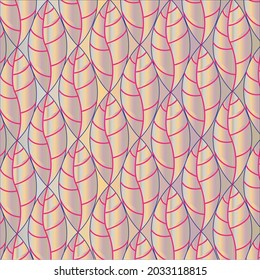 illustration pattern leaves  gradient vector 