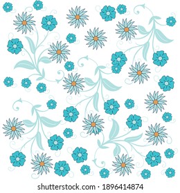 Hojas de patrón de ilusión en fondo blanco para el diseño de moda u otros productos