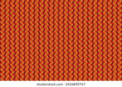 illustration pattern line the gradient of orange color on red background.