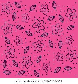 Illustration pattern little flowers design for fashion or other products.