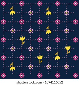 Illustration pattern little flowers design for fashion or other products.