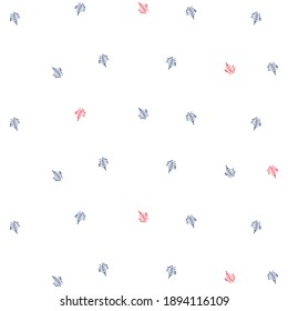Illustration Muster kleine Blätter Design für Mode oder andere Produkte.