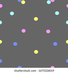 
Dibujo de globos multicolores sobre fondo gris