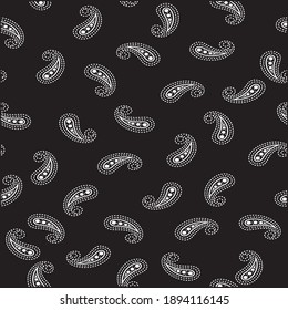 Illustration pattern paisley design for fashion application or other products