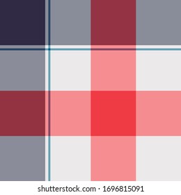 illustration pattern plaid fabric design with colors