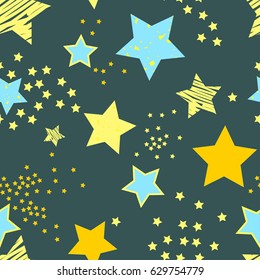 Illustration from the pattern with the stars