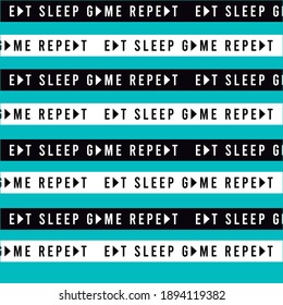Illustration pattern text skate with two colors and background