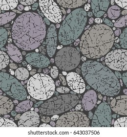 illustration of a pattern with the texture of the stones