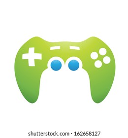 Illustration of PC Accessories Game Controller isolated on a white background