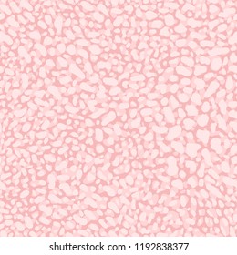 Illustration with peachy pink color animal skin pattern. Vector beautiful fashion background