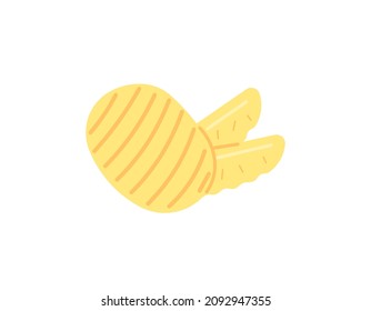 illustration of peeled pineapple and pineapple pieces. fruit and food. vector design. element, ui, icon, sticker