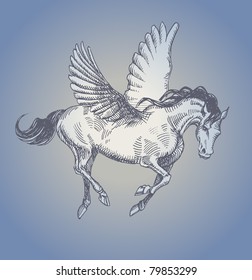 illustration of pegasus