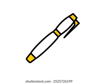 Illustration of a pen marker, symbolizing highlighting, drawing, or creative sketching activities