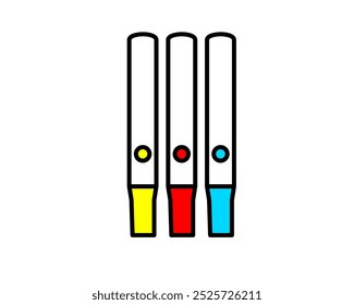 Illustration of a pen marker, symbolizing highlighting, drawing, or creative sketching activities