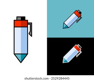 Illustration of a pen marker, symbolizing highlighting, drawing, or creative sketching activities