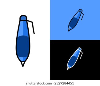 Illustration of a pen marker, symbolizing highlighting, drawing, or creative sketching activities