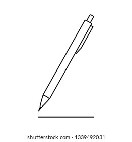 illustration of a pen vector icon