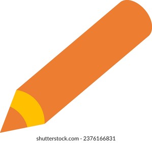 It is an illustration of a pencil