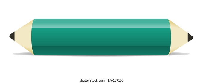 the illustration of pencil with blank space for your text / the stylish pencil web banner / the pencil