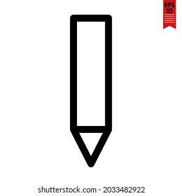 illustration of pencil design icon