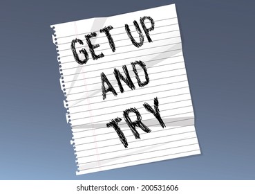 Illustration of pencil drawing text on a sheet