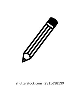 vector de línea de lápiz ilustrativo, aislado en fondo blanco para educación, escuela, universidad