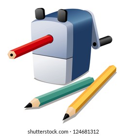 illustration of Pencil sharpener vector