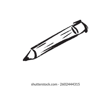 Illustration of an Pencil University Handdrawn