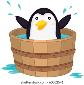 illustration of a penguin on a white background