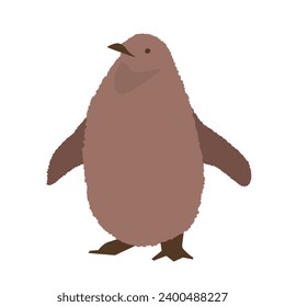 Illustration of penguin's chick, Vector illustration