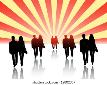 Illustration of people