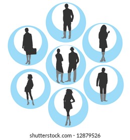 Illustration of people