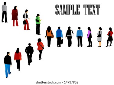 Illustration of people