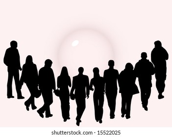 Illustration of people