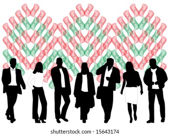 Illustration of people