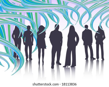 Illustration of people