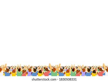  illustration of a lot of people