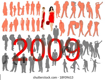 Illustration of people
