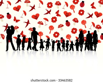Illustration of people