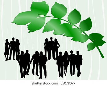 Illustration of people