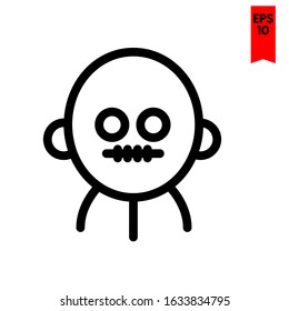 illustration of people flat icon
