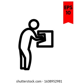 illustration of people flat icon