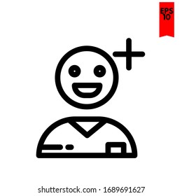 ilustración de icono plano de personas