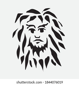 Illustration of people icon silhouettes vector