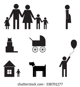 illustration of people on a white background