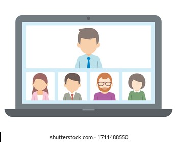 グループディスカッション 日本人 のイラスト素材 画像 ベクター画像 Shutterstock