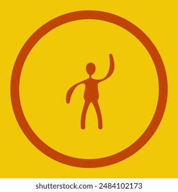 illustration of people waving hands